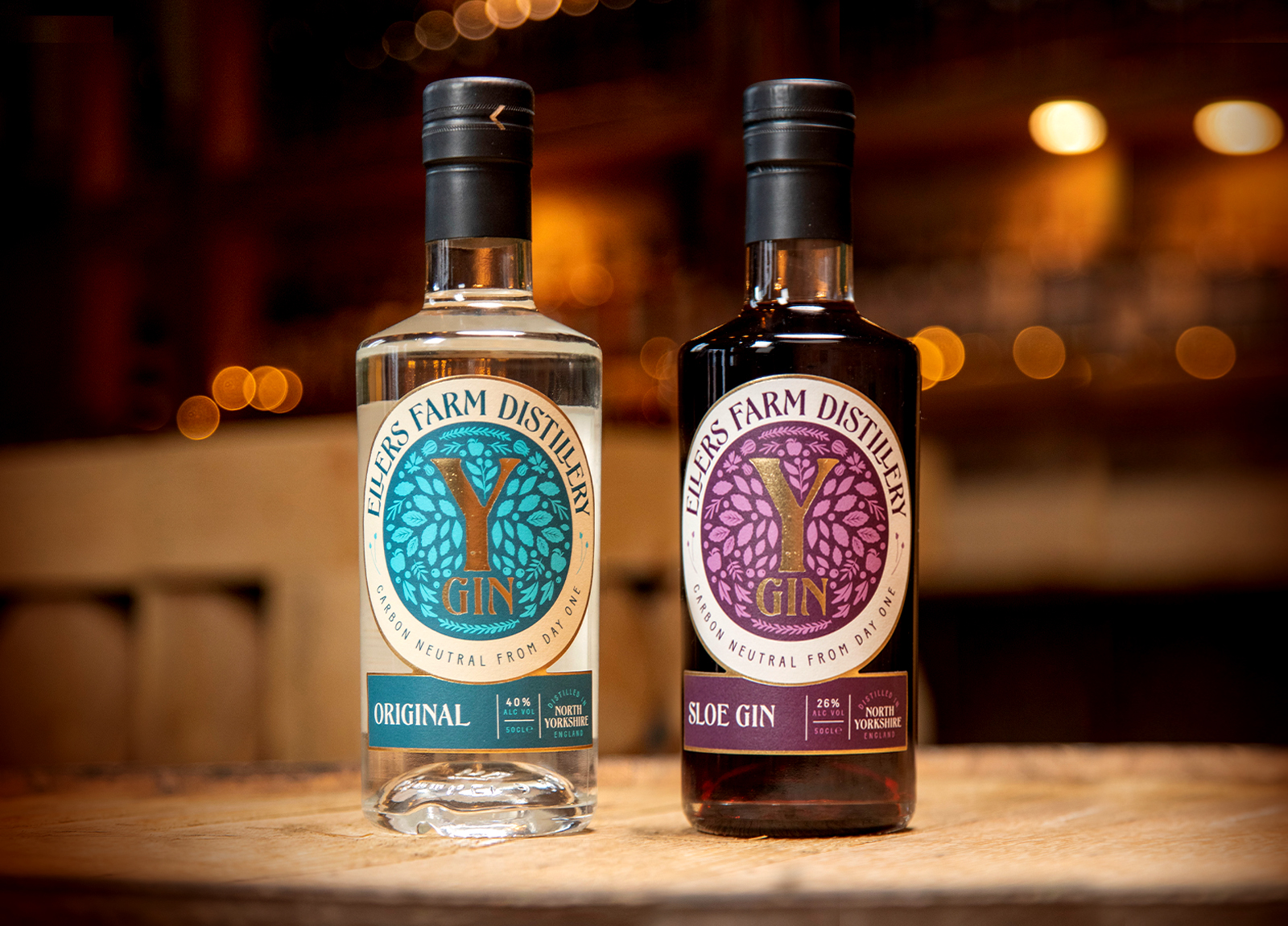 gin packaging range design