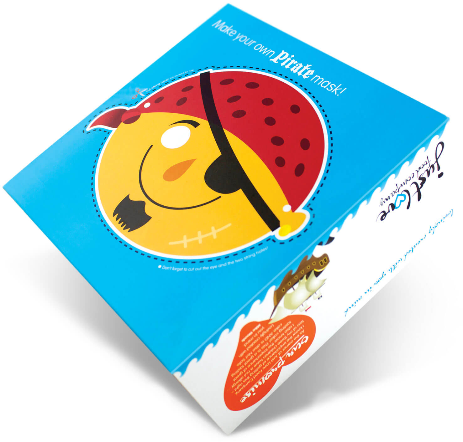 pirate mask packaging design