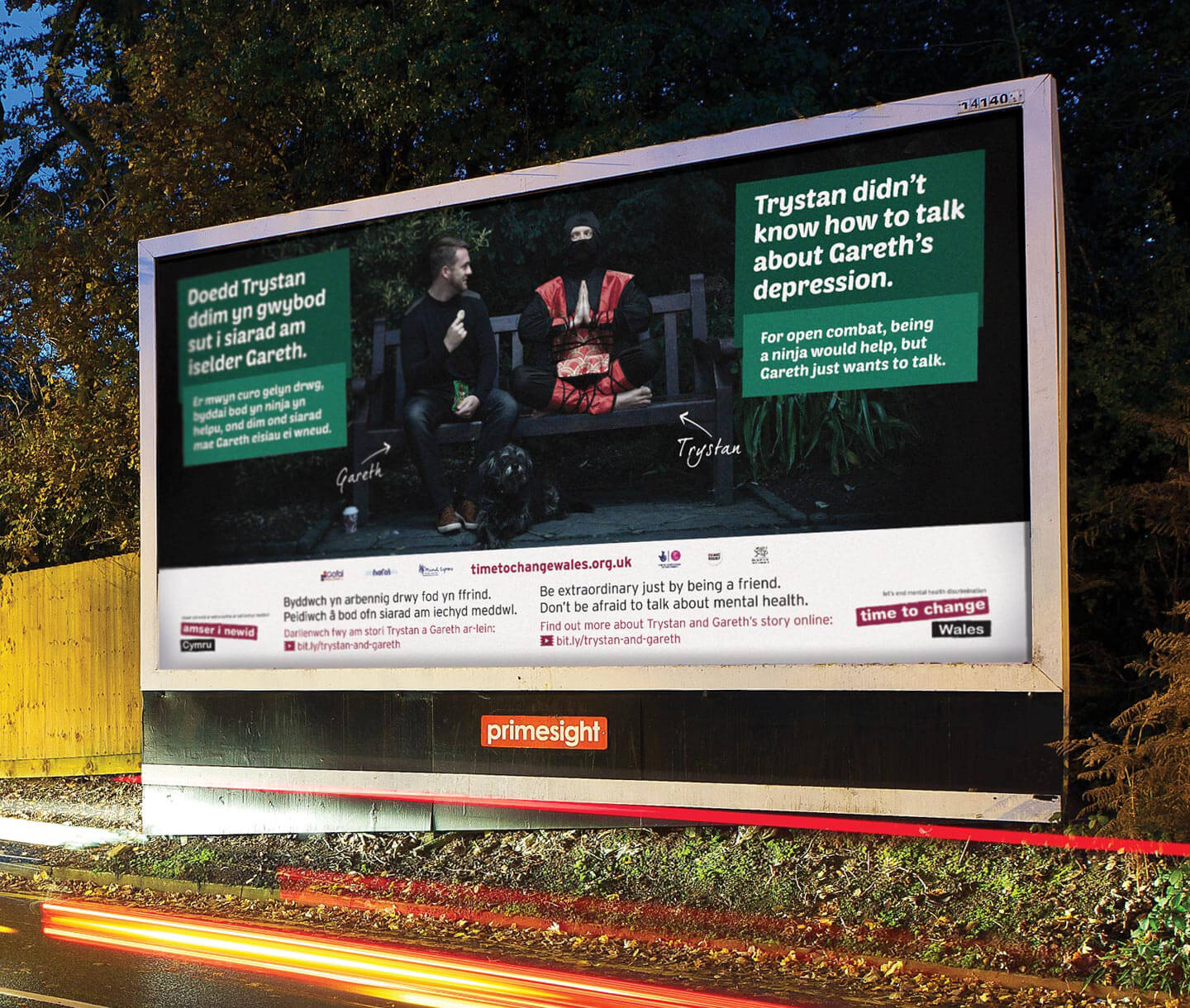 Time To Change Wales billboard design