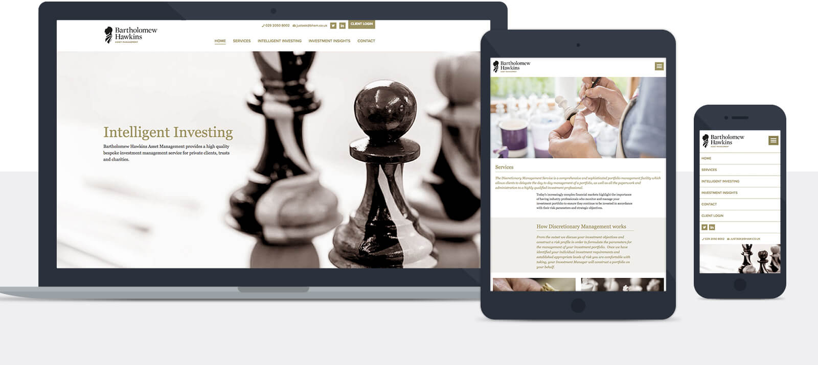 website design financial