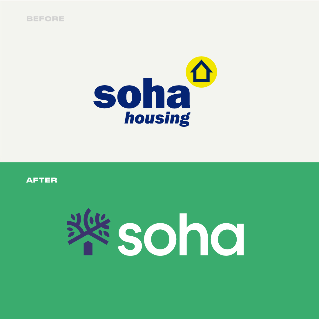logo before and after
