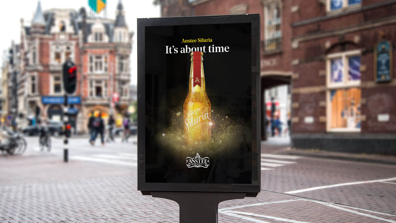 Anstee advert design