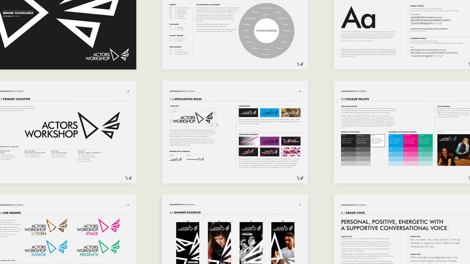 Actorsworkshop brand guidelines