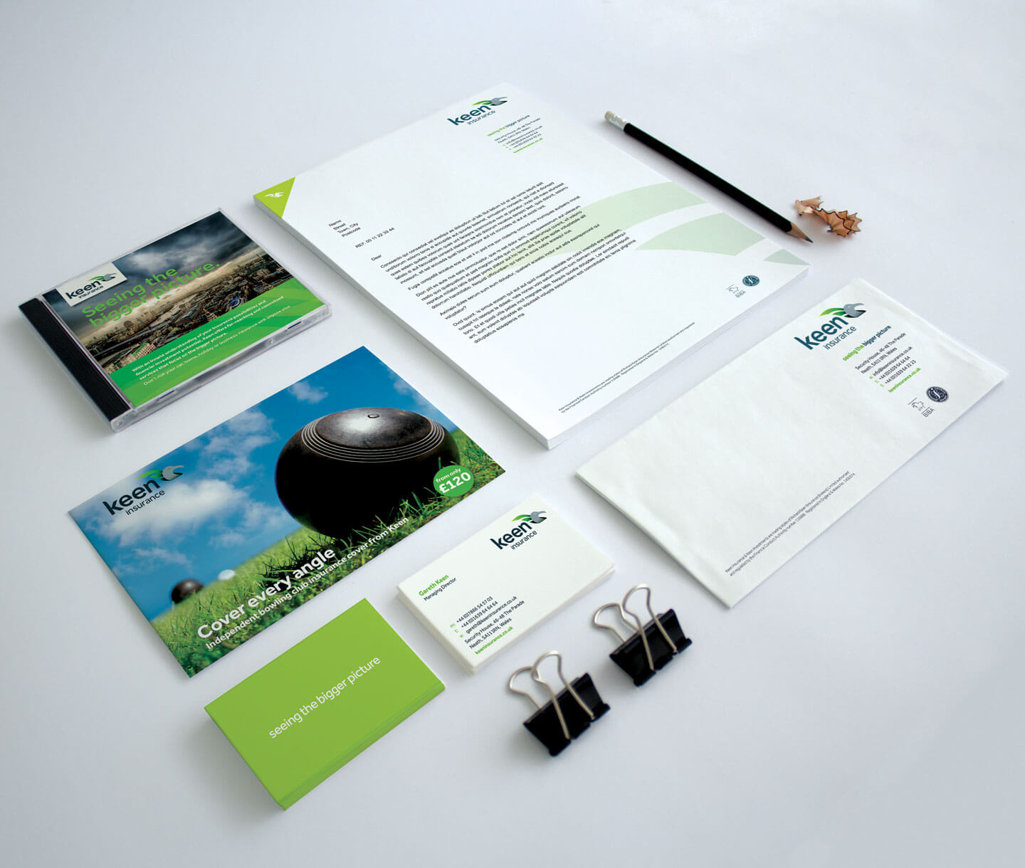 Keen branded stationery