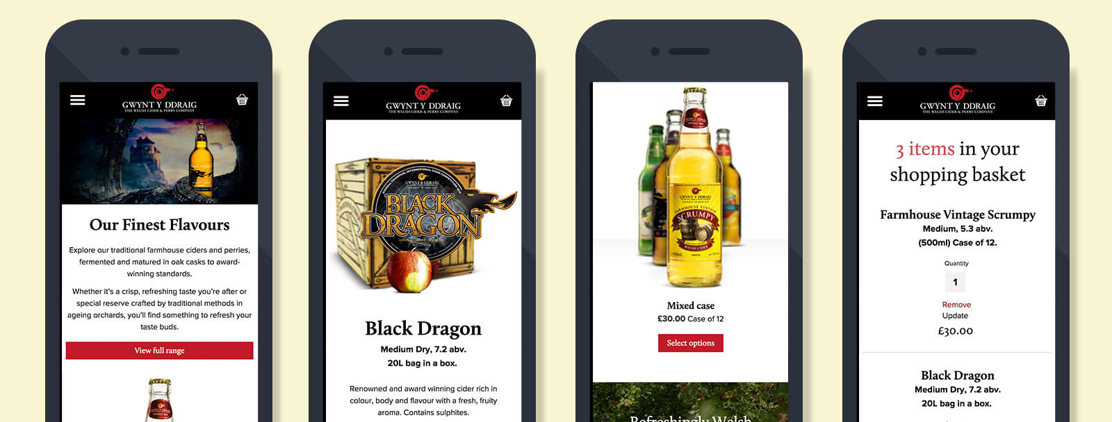 Gwynt mobile ecommerce