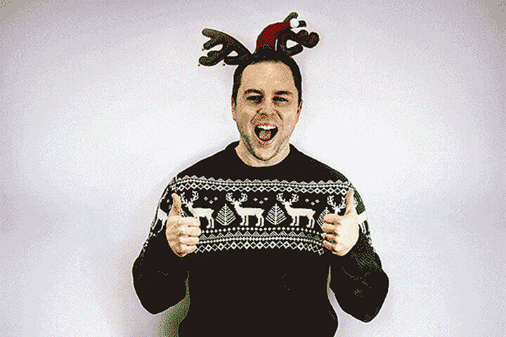 Rob Morris at Christmas