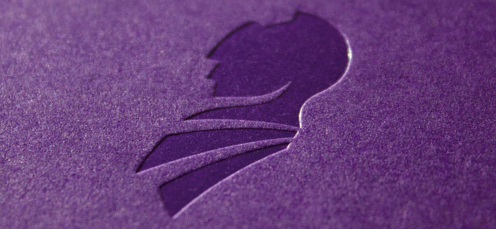 Bartholomew Hawkins embossed logo design