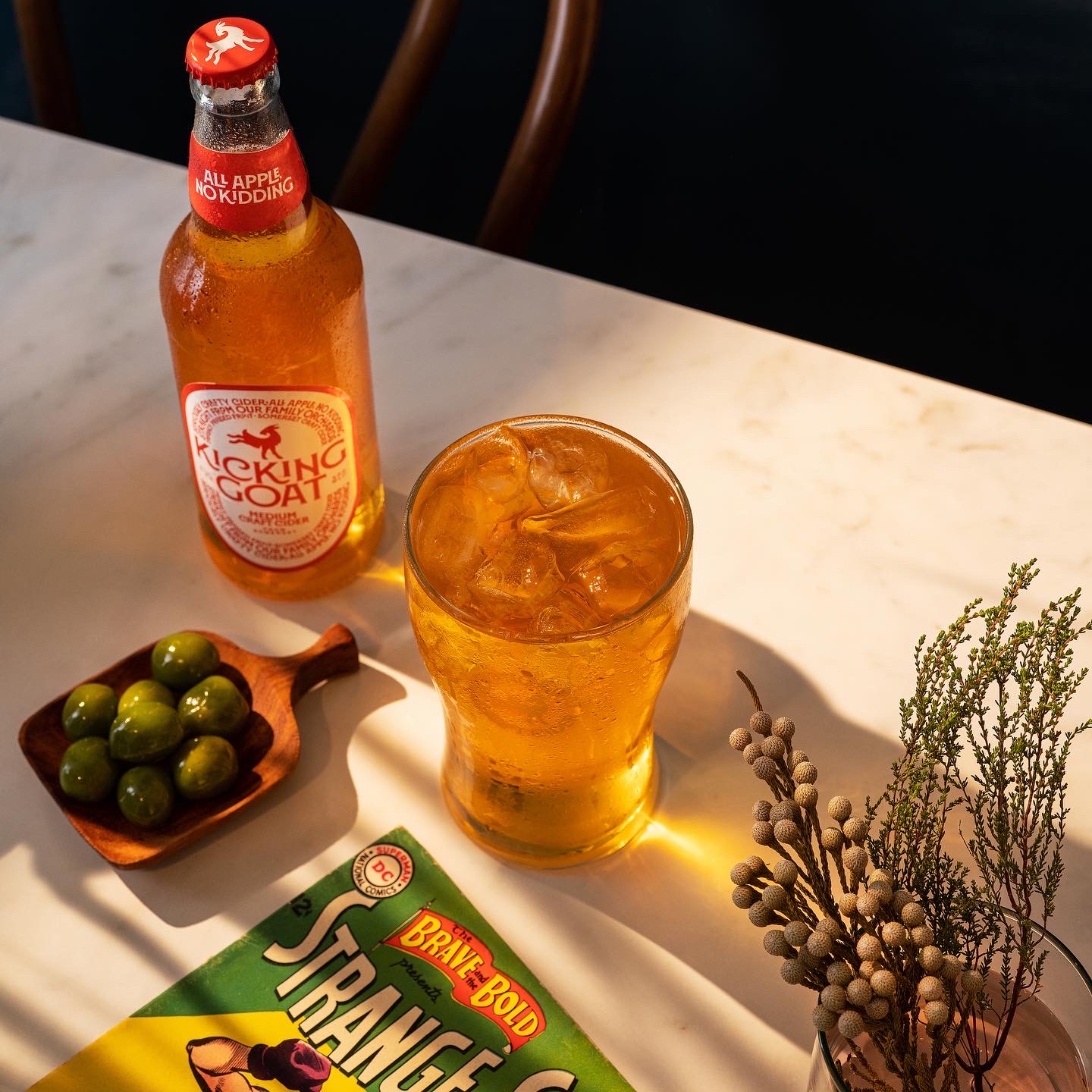 cider label photography