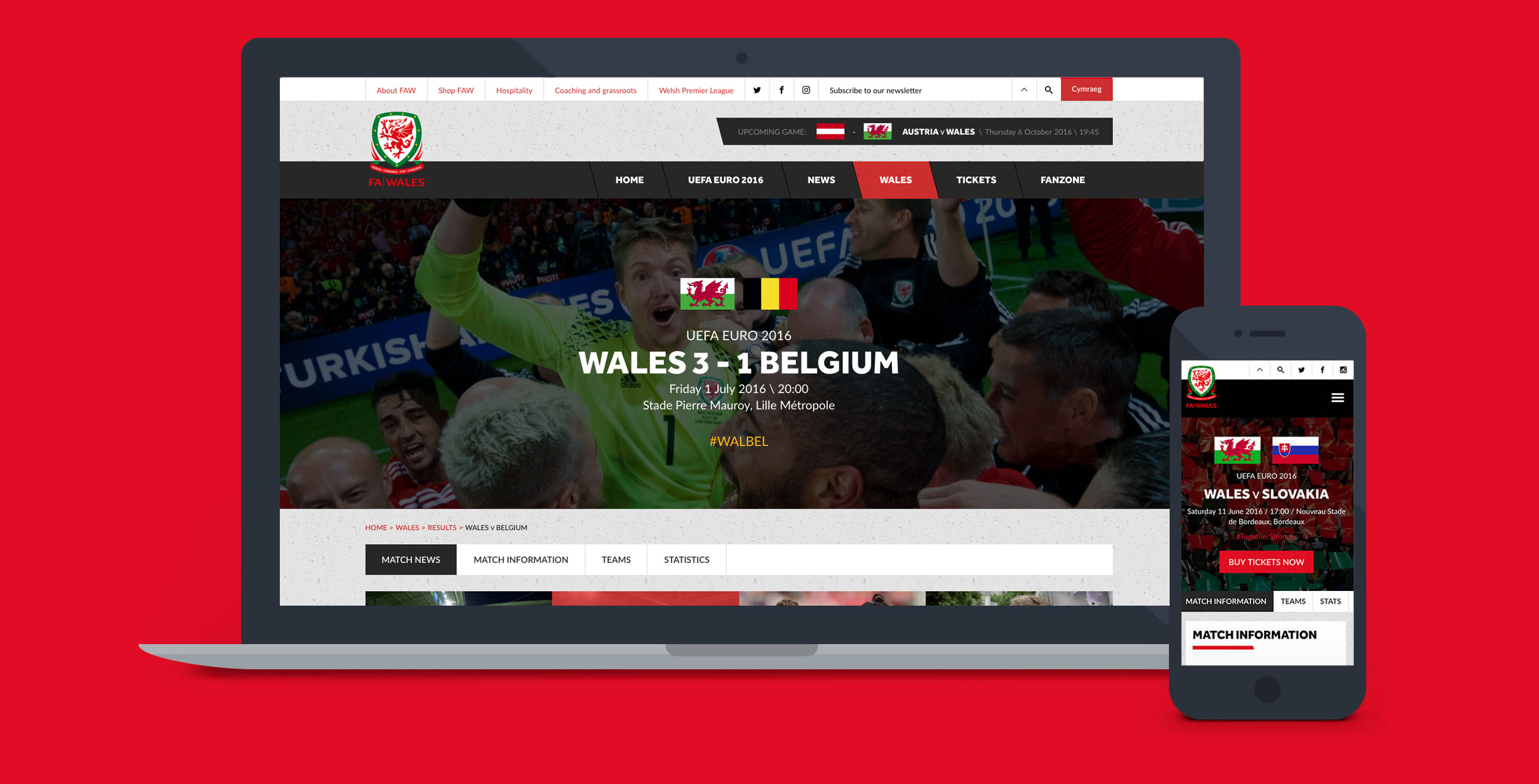 FAW responsive website