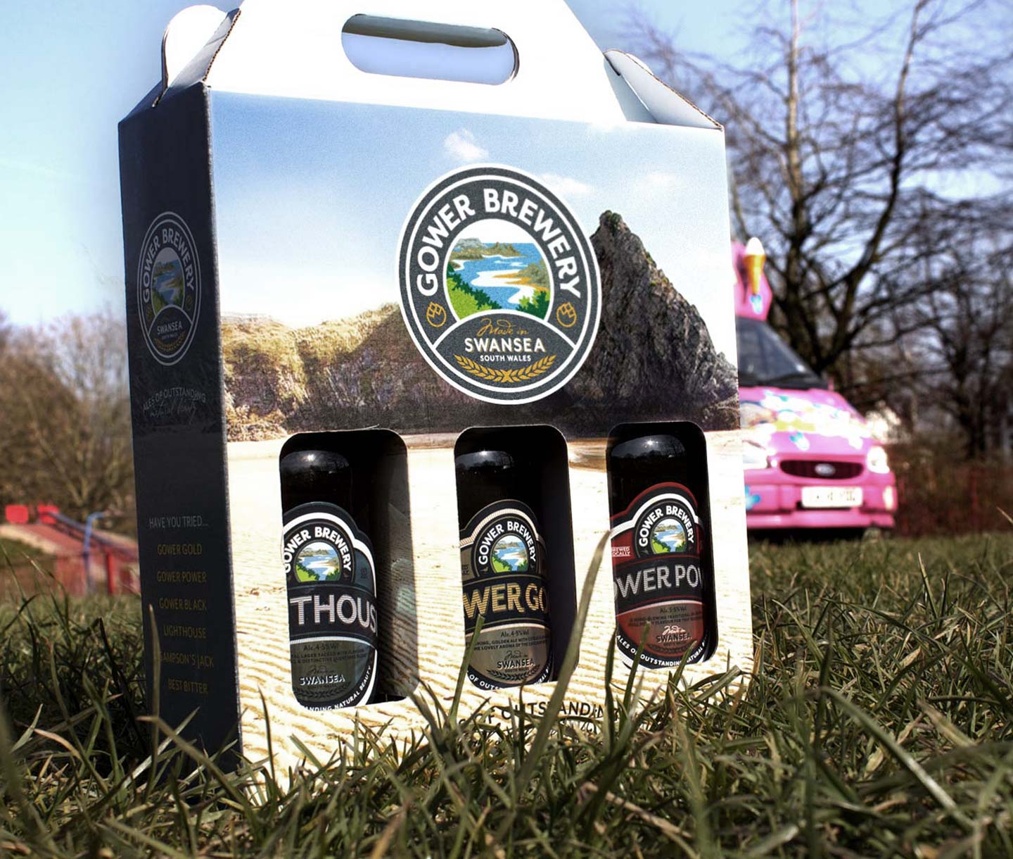 Bottles packaging design Cardiff