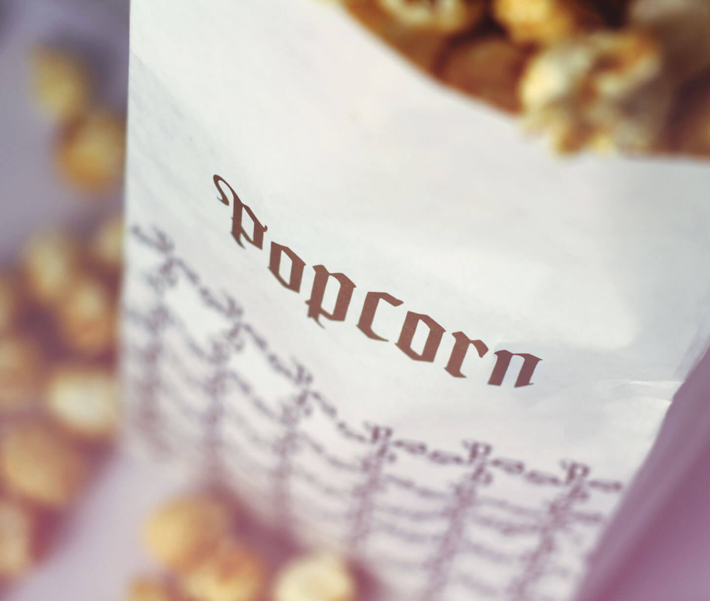 branded popcorn bags