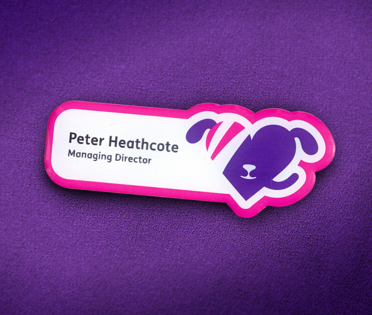 Budget Vets staff name badge