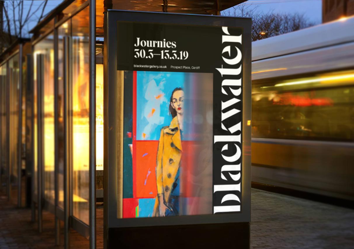 blackwater gallery brand identity