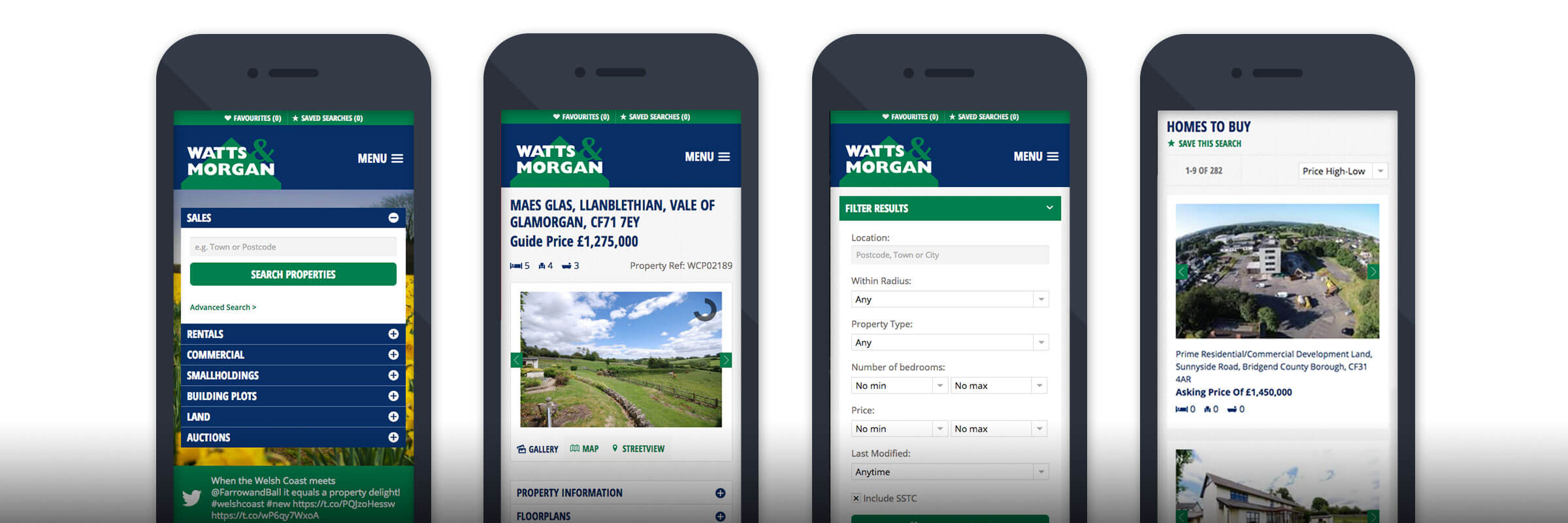 Watts and Morgan mobile website design
