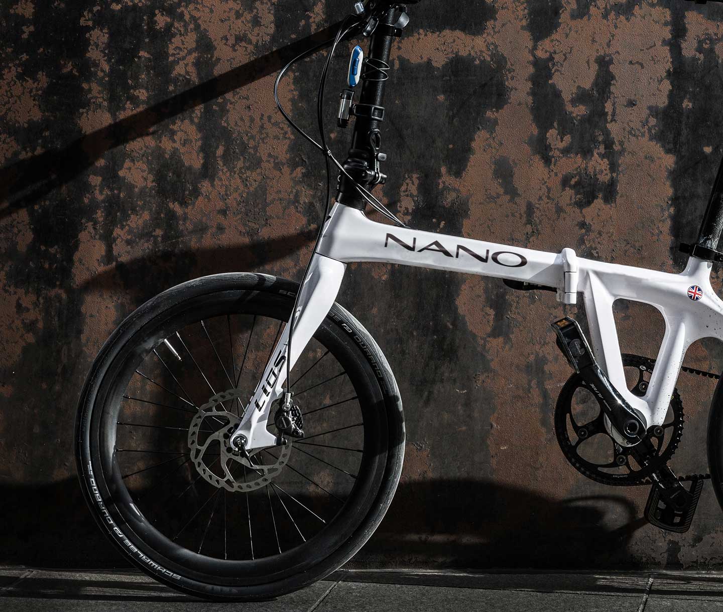 nano logo applied to frame