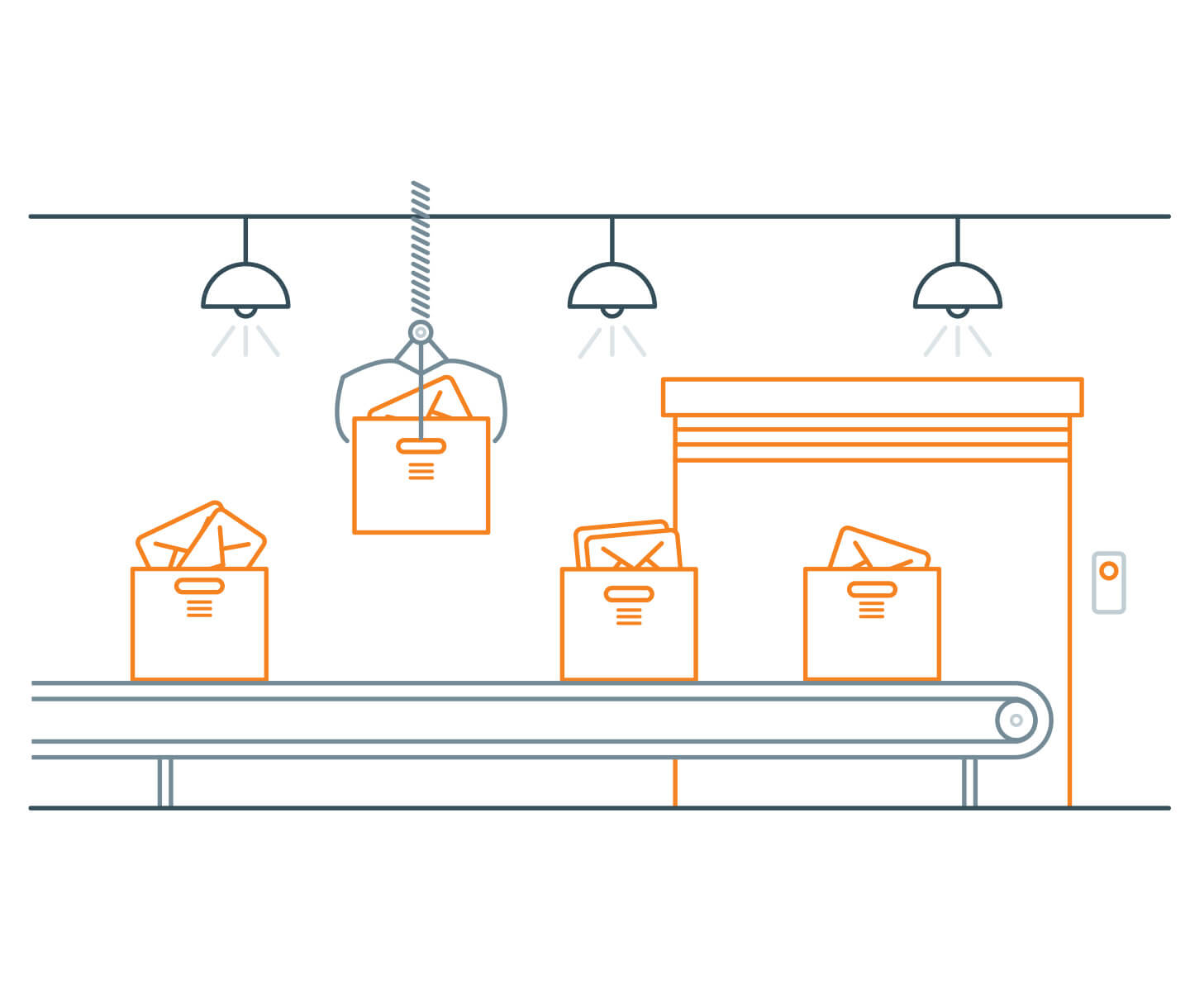 Custom illustrations for Rockit