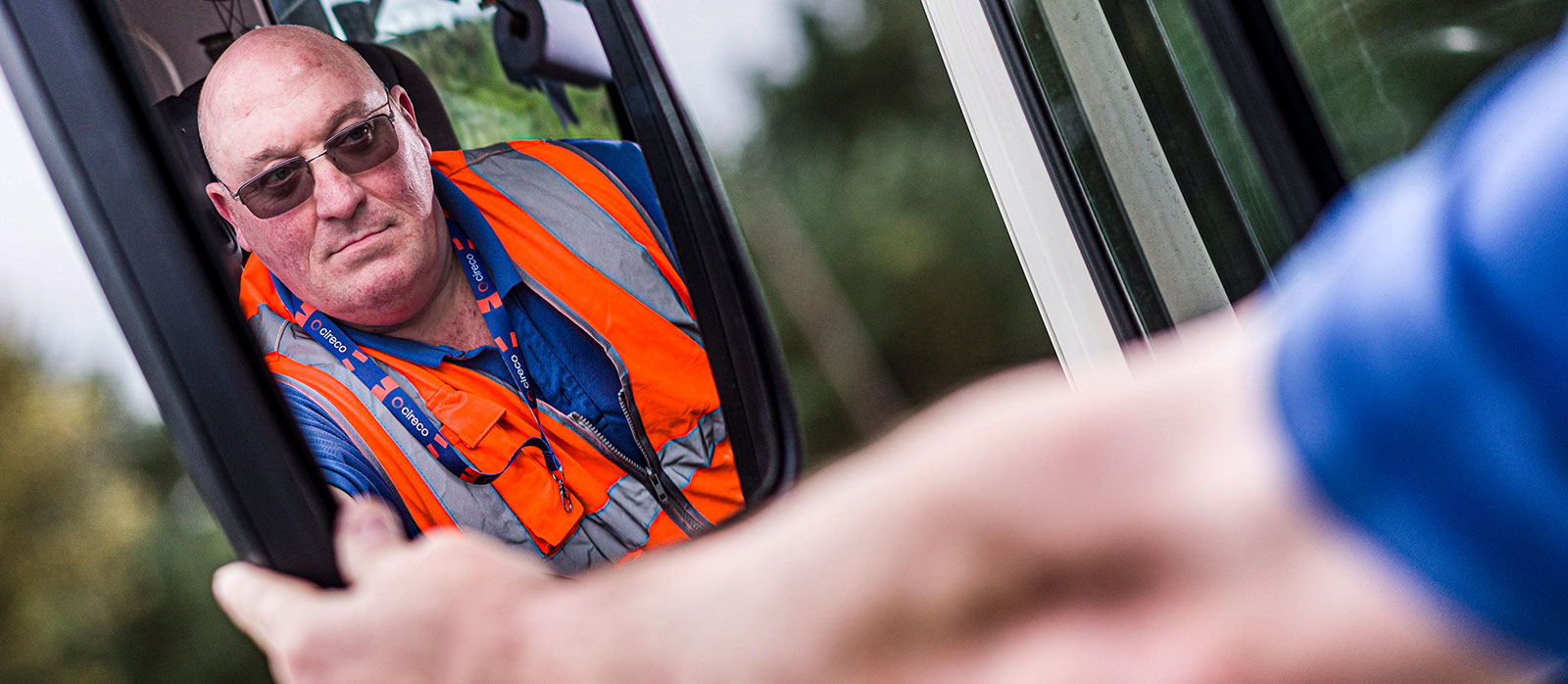recycling truck driver