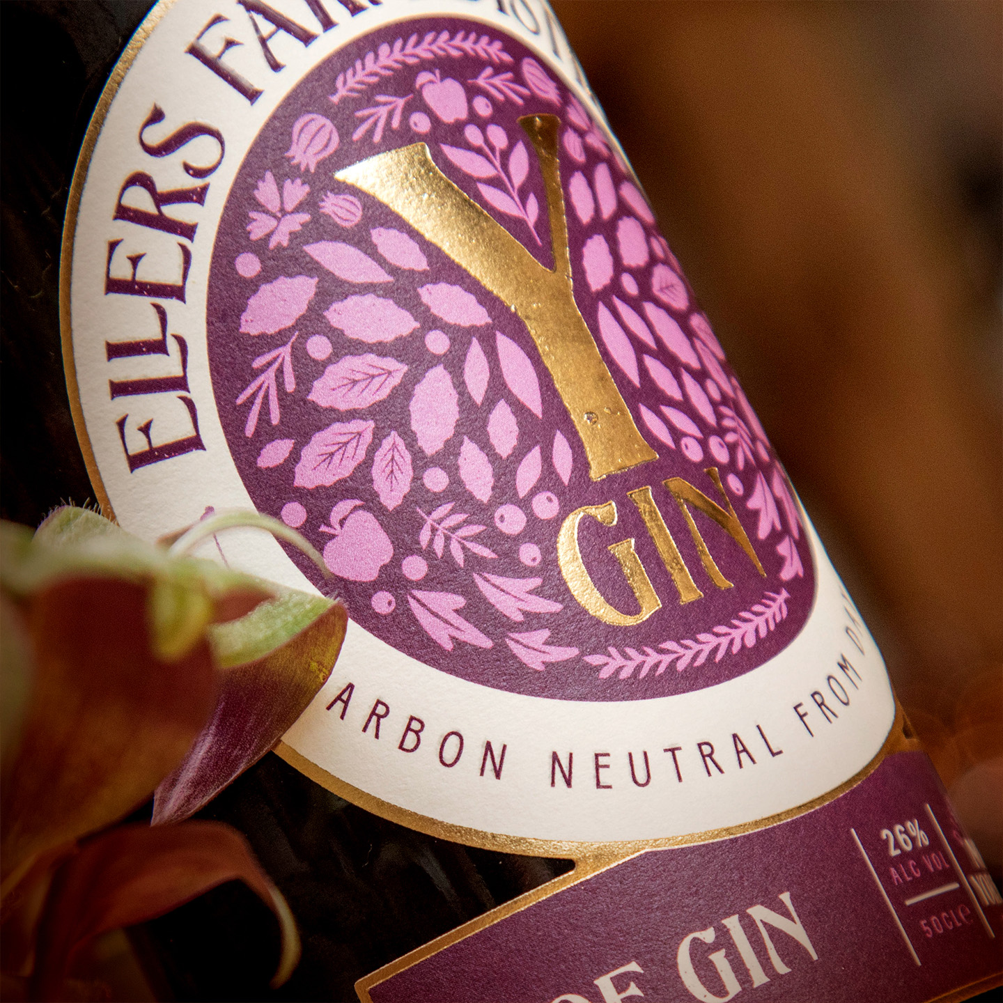 gin packaging design photography