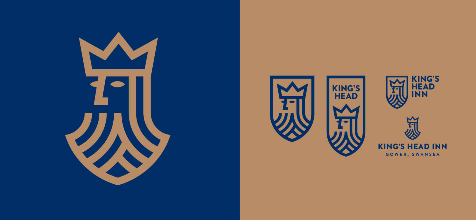 Kings Head brand identity