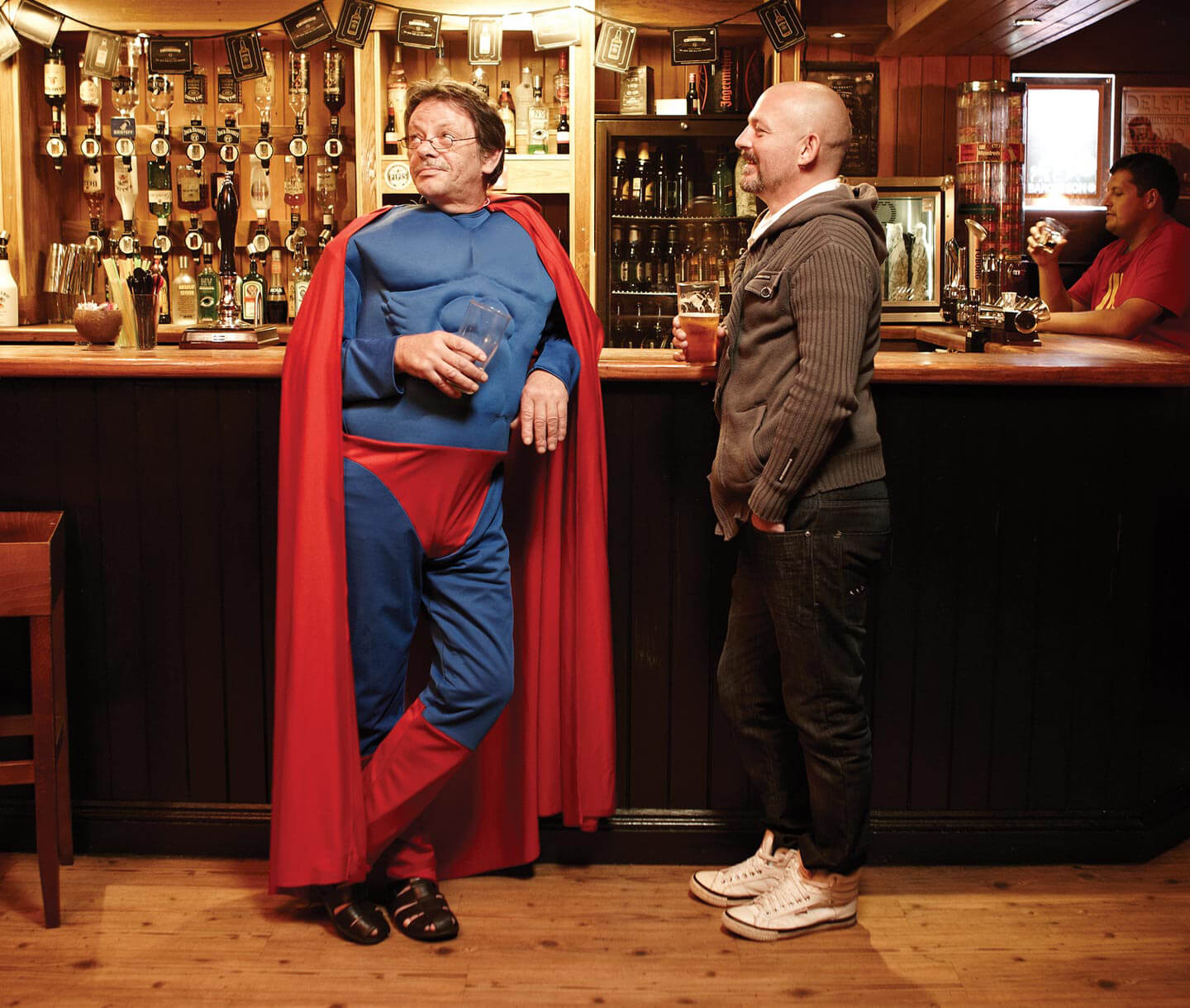 Time To Change Wales campaign superman