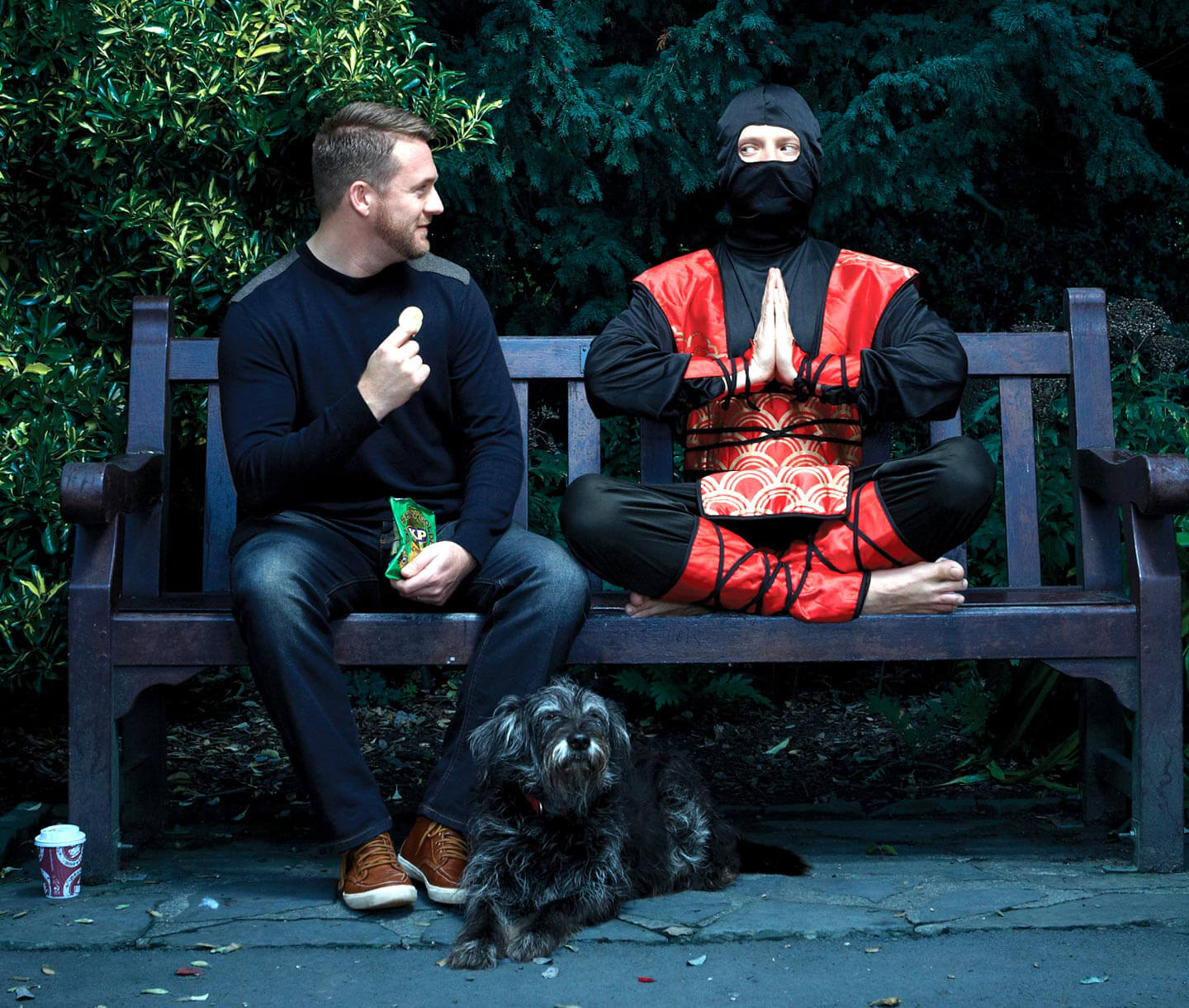 Time To Change Wales campaign ninja