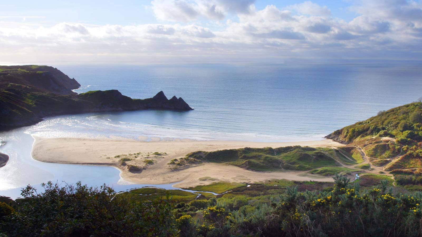 Gower Three Cliffs Bay