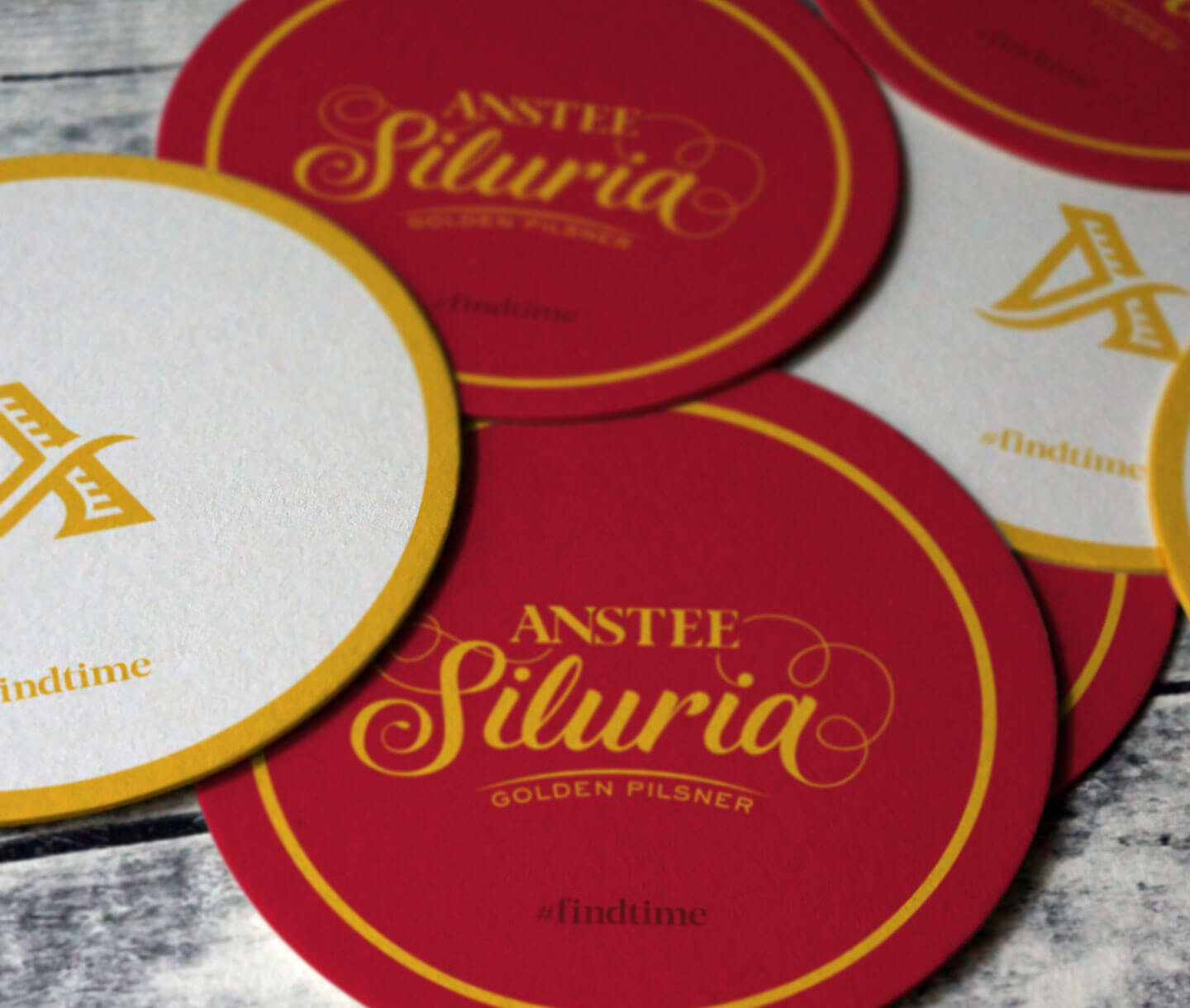 Anstee beer mat design