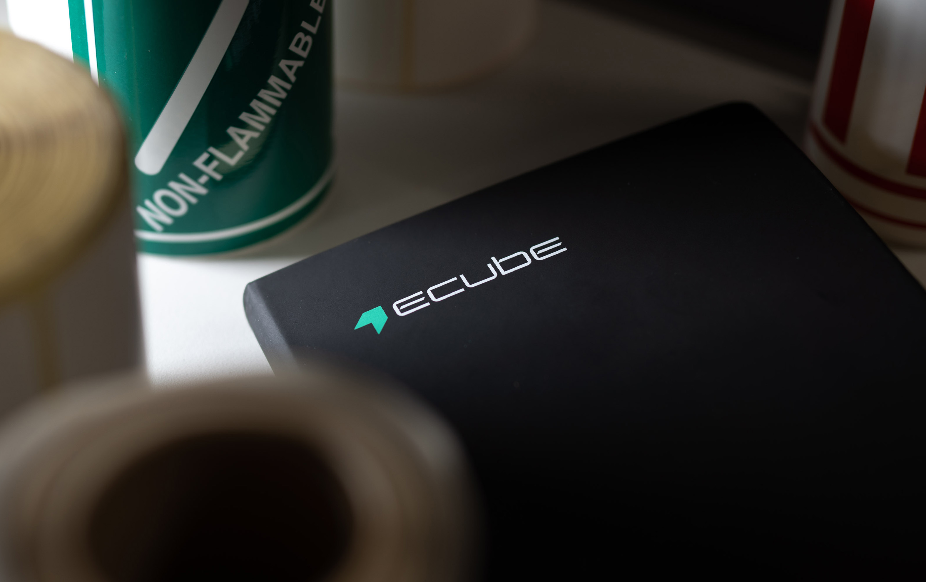 ecube logo, various applications