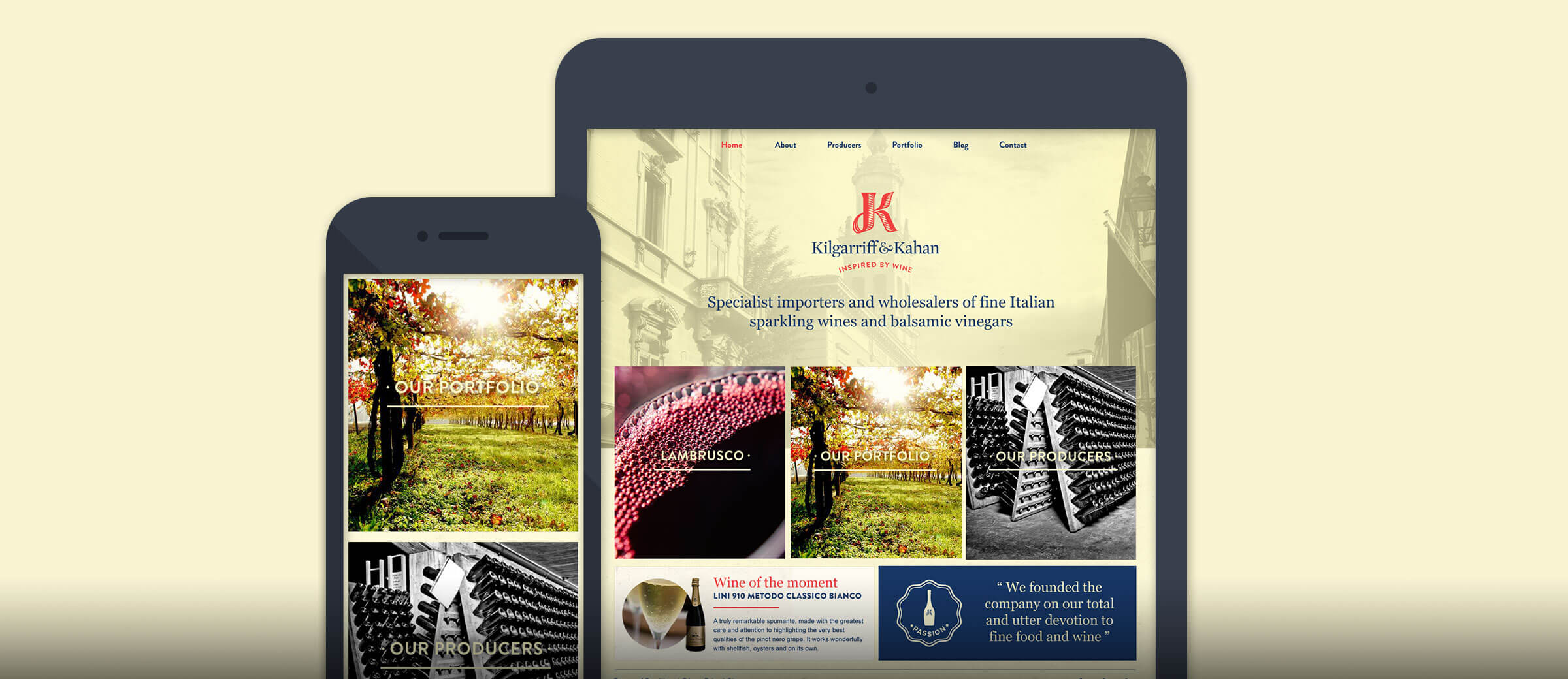 Kilgariff & Kahan responsive website design