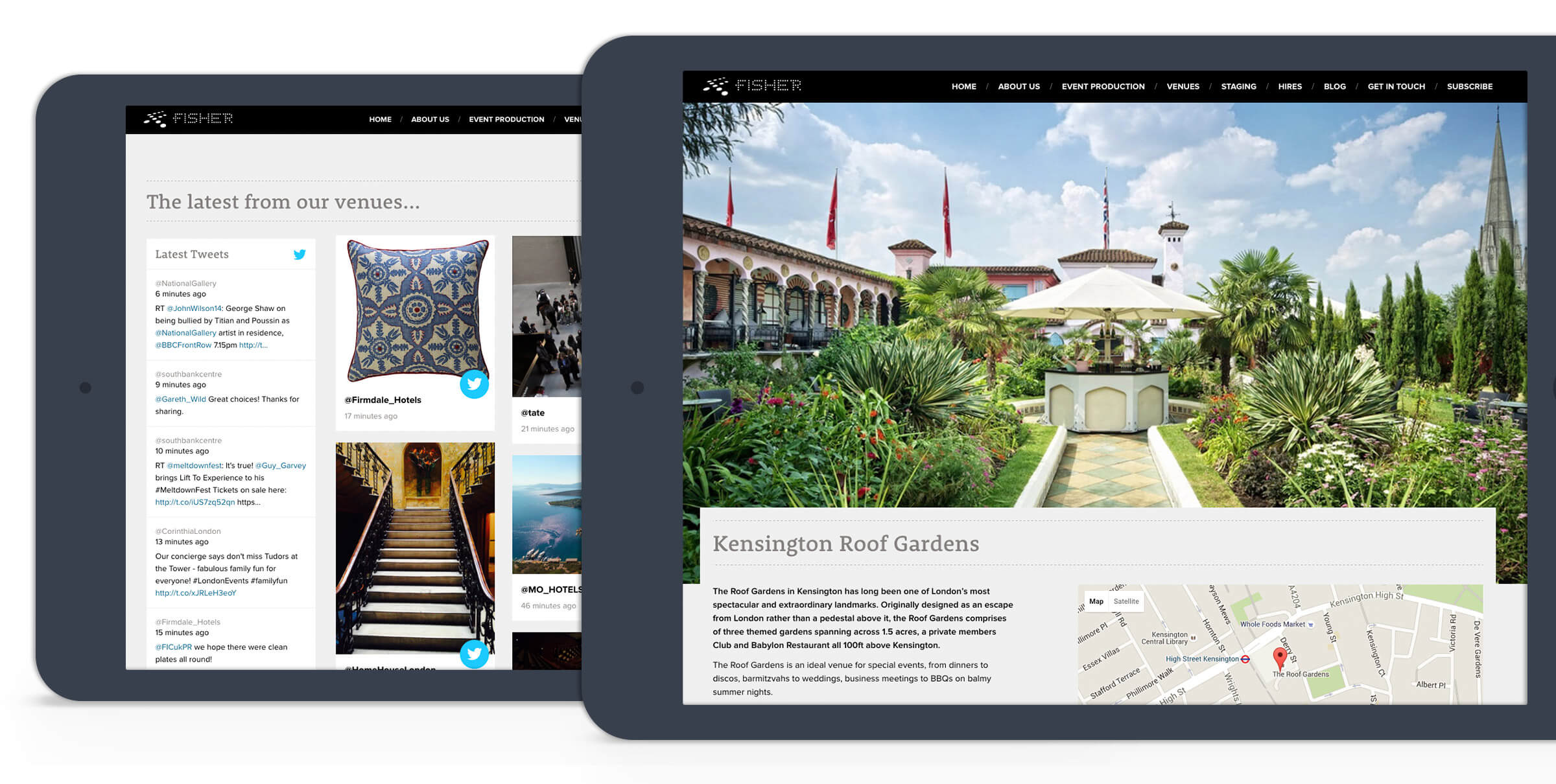 fisher productions tablet design