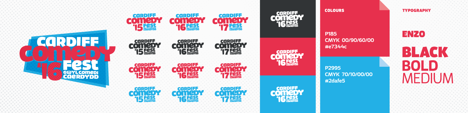 Cardiff Comedy Fest brand identity